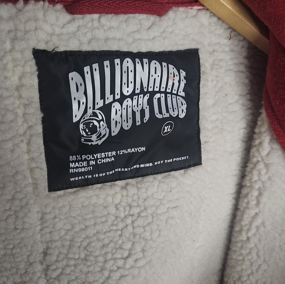 Billionaire Boys Club | Wind Chill Jacket | 881-8401RED | Sherpa lined | Reflect - Picture 4 of 16